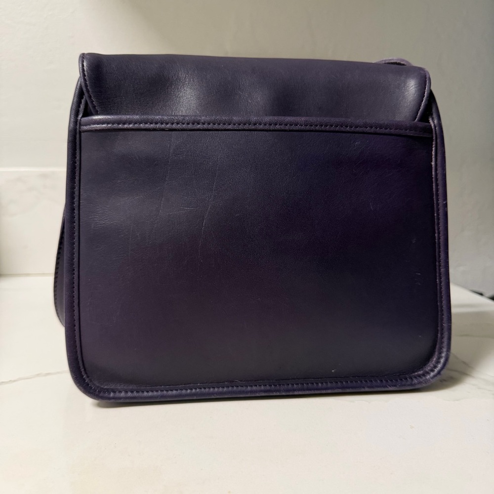 Vintage Coach Tribeca Flap (EGGPLANT) - Picture 4 of 16